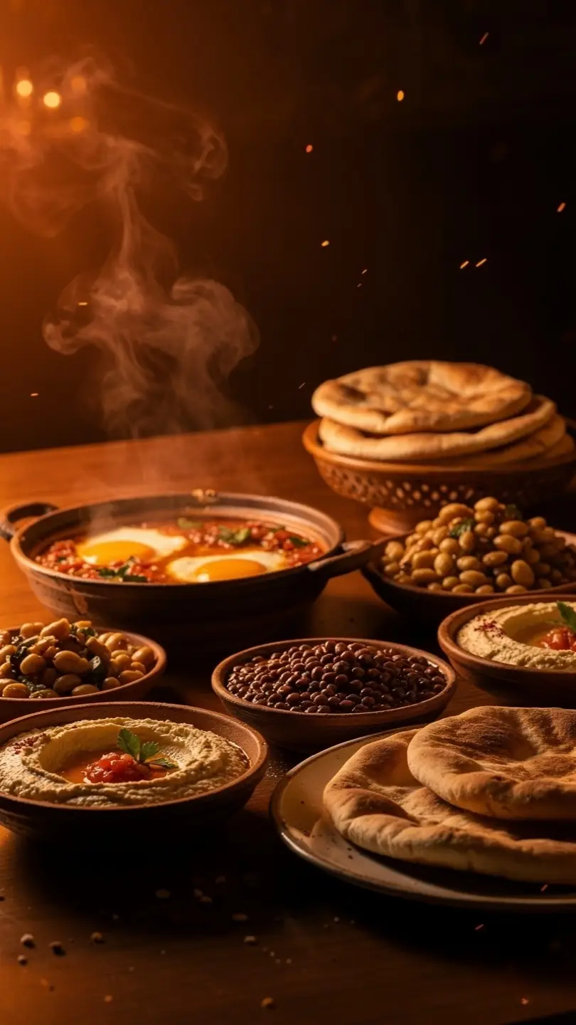 Traditional Saudi Breakfast